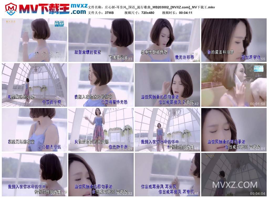 庄心妍-耳旁风_国语_流行歌曲_MB203002